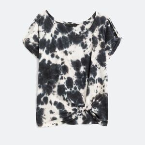 Sanctuary Vechi Twist Tie-Dye Cotton Top Size XS